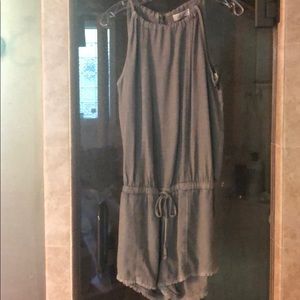 Bella Dahl antiqued gray romper